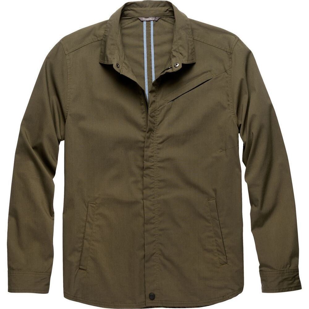 Toad&Co Transverse Shirt Jacket Organic Cotton Men's XL Full Zip Utility Chore